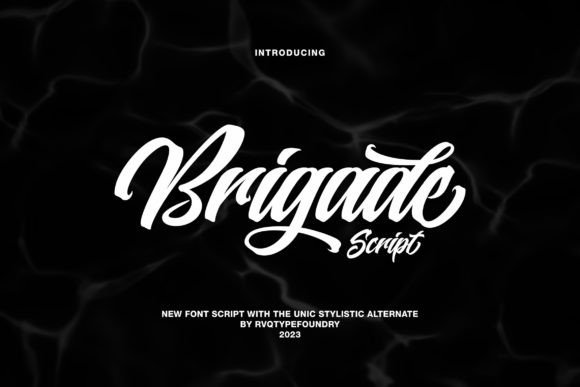Brigade Script: Crafting Timeless Brand Aesthetics