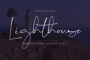 Bring Handwritten Elegance to Your Work with Lighthouse Script