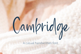 Cambridge Script: A Calligraphy Font with Character
