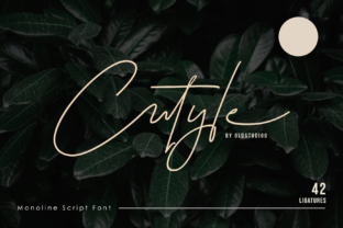Cutyle Script: A Modern Signature Font for Every Creative Project