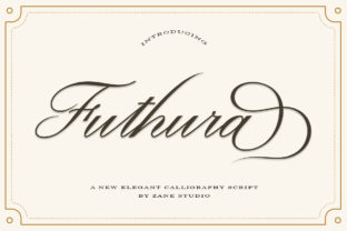 Futhura Script: A Calligraphy Font for Elegant, Sensual Branding