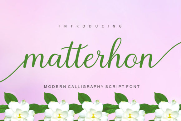 Matterhon Script: A Handwritten Font for Modern Designers