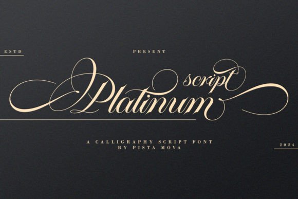 Platinum Script: The Elegant Font for Timeless Branding