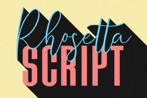 Rhosetta Script: A Dual-Font Duo for Every Creative Project