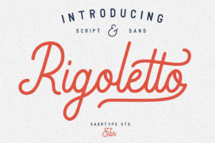 Rigoletto Script: A Font That Balances Elegance and Play
