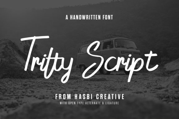 Tritty Script: The Sweet Handwritten Font for Wedding Invitations & Beyond