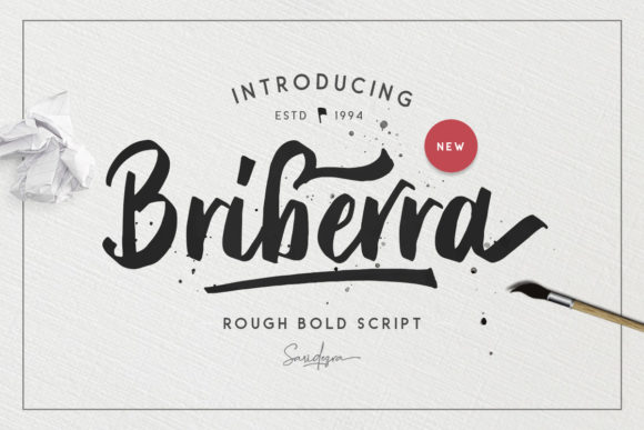 Unleash Bold Creativity with the Briberra Script Typeface