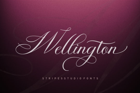 Wellington Script: A Modern Handwritten Font for Bold Branding